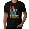 Eat Sleep Apex Legends Repeat Retro Vintage TShirt Work Duty Casual TShirt