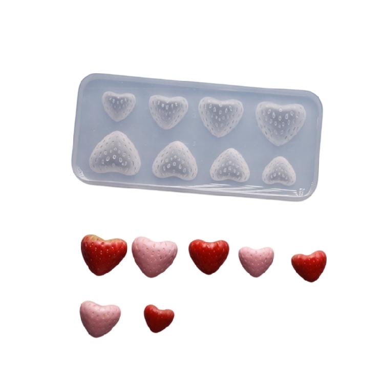 

Silicone Strawberry Mould For Safe And Fun Jewelry Making And Craft Activities L