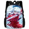 Inuyasha Warm Winter Child School Backpack with Lunch Bags ,Pencil Bags ,School Bags for Boys Girls Best Gift