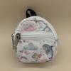 Mini Backpack Coin Purse, Scratch Resistant Zippered Compartment Keychain Bag, Waterproof Oxford Cloth Earphone Case