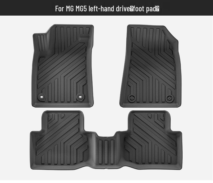 Durable Waterproof TPE Floor Mats for 21-25 MG5: Dirt-Resistant, Car-Specific