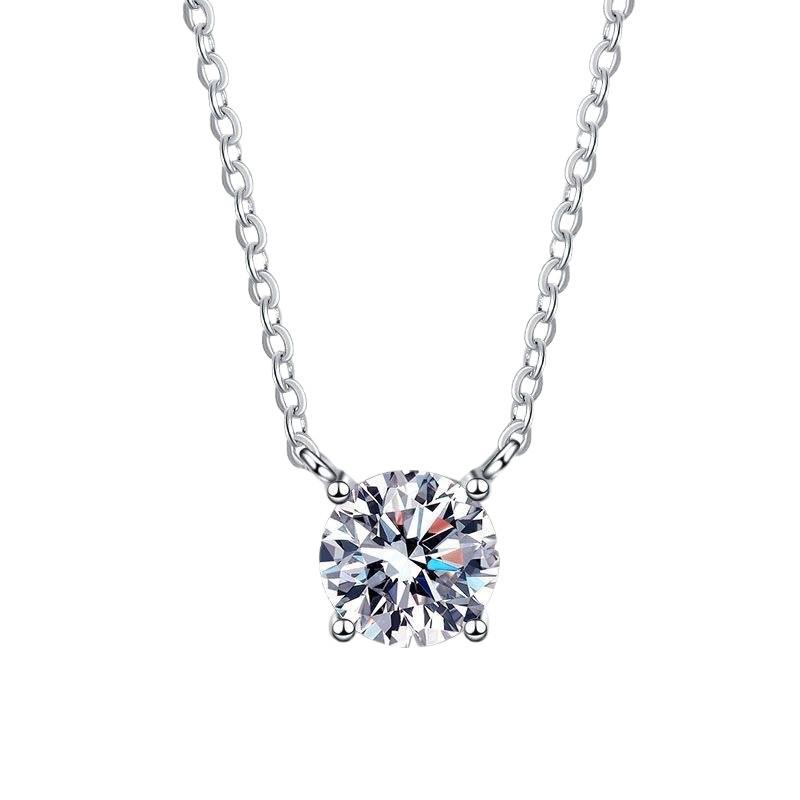 Women's Light Luxury Diamond Zircon Clavicle Necklace - Minimalist Fairy Style