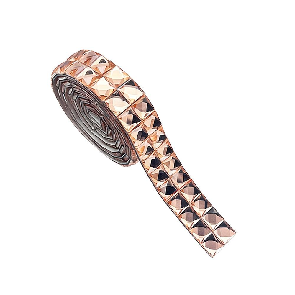 Resin Crystal Rhinestones Tape Trim Square-Shaped Decorations Trim Glass Rhinestone Sticker Rhinestone Appliques