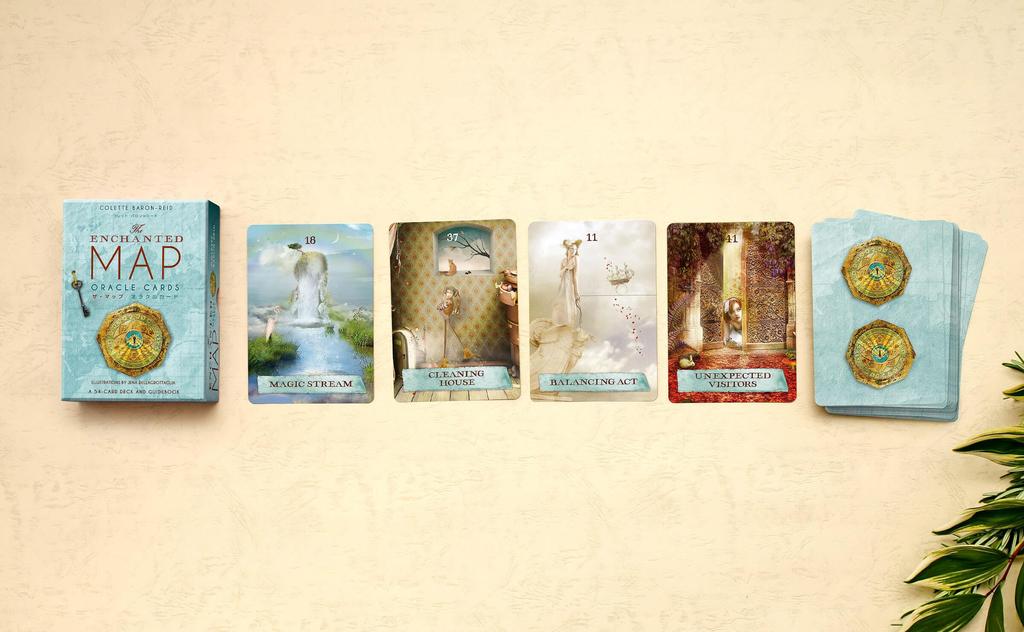 I.I.J Oracle Cards The Map Oracle Cards Japanese Edition Affirmation Fortune Telling with Japanese Instruction Manual