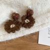 Sweet Flower Crochet Earrings Cute Bohemia Dangle Earrings Trendy Daisy Flower Earrings  Jewelry