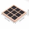 9 Grids Wooden Jewelry Show Props Ring Holder Case Wedding Ring Box Earrings Rings Organizer  Women