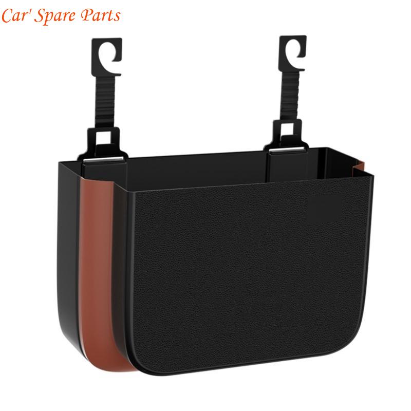 

Y4UA Car Trash Can Tablet Universal Waterproof Tray Desk Backseat Table Rear Drinks Cup Holder Storage Pocket
