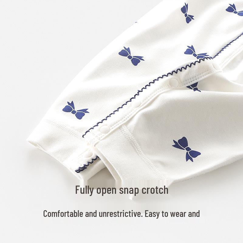Baby Romper – Pure Cotton Newborn Spring/Autumn Base Layer Pajamas Crawling Suit