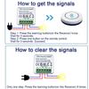 RF 433MHz Smart Switch 16A Lamp Relay Receiver 2-Way Remote Control 1/2/3 Gang Wall Switch Round Panel Mini Transmitter DIY Home