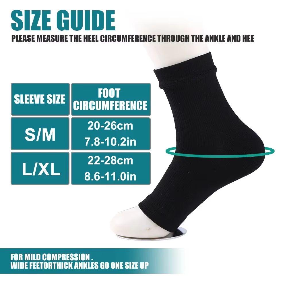 Running Basketball Foot Heel Wrap Bandage Ankle Support Foot Sleeve Compression Socks Ankle Brace