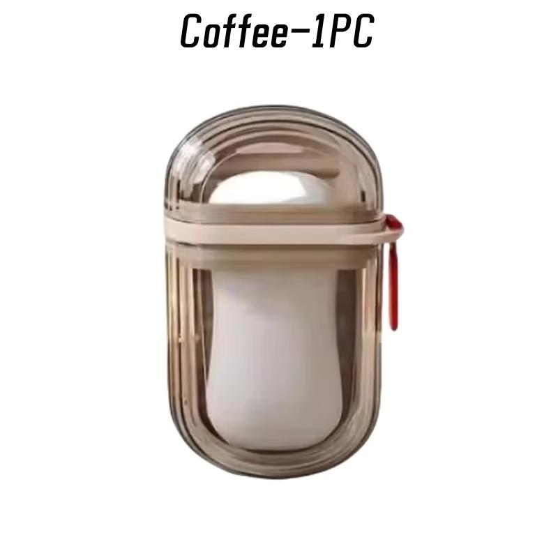1/3PCS Portable Plastic Soap Case for Travel Container Dish Tray Travel Soap Dish with Drain Portable Soap Holder with Cover