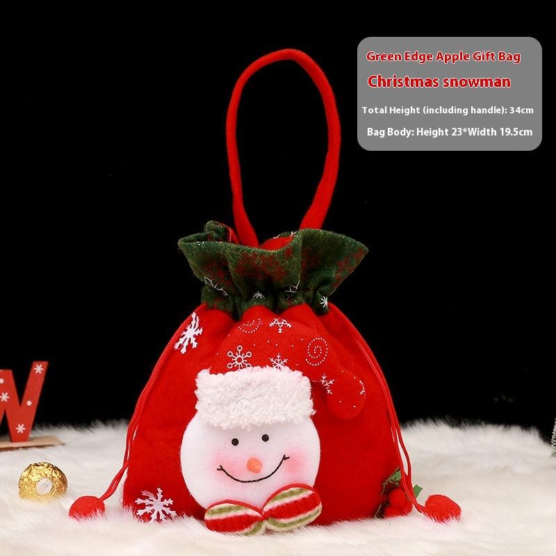 Christmas Apple Bag Children's Gift Bag Kindergarten Candy Bag Christmas Eve Apple Packaging Gift Box