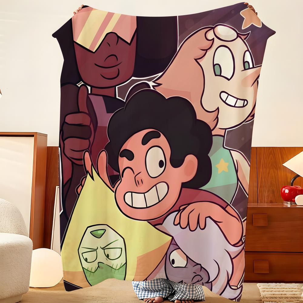 Coperta in Flanella S-Steven U-Universe-ee, Leggera e Accogliente, Resistente Lavabile carina Fresca