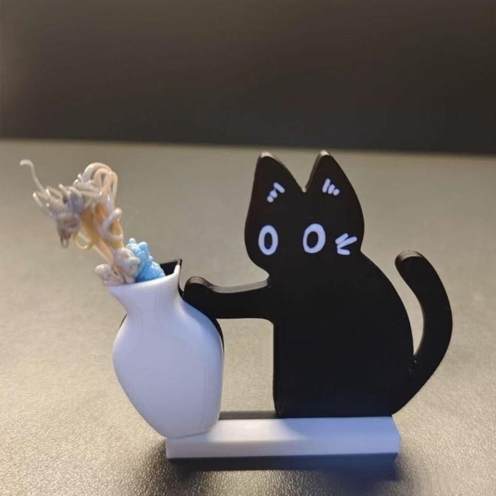 Katzenbart-Halter Niedliches magnetisches Kühlschrankornament Kühlschrankmagnete Katzenbart-Halter für Karten Kalender Wohnungen Küchen