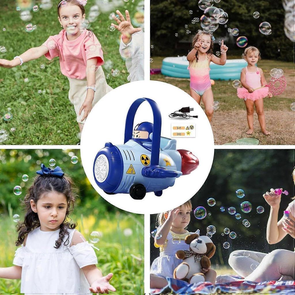 Automatic Bubble Wand, Girls Blower Maker Machine, Outdoor Bubble Wand for Parks, Beaches, Backyards, Swimming Pools, Fun Bubble Toy for Kids