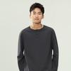 GENIOLAMODE Men's Henley Long-Sleeve T-Shirt
