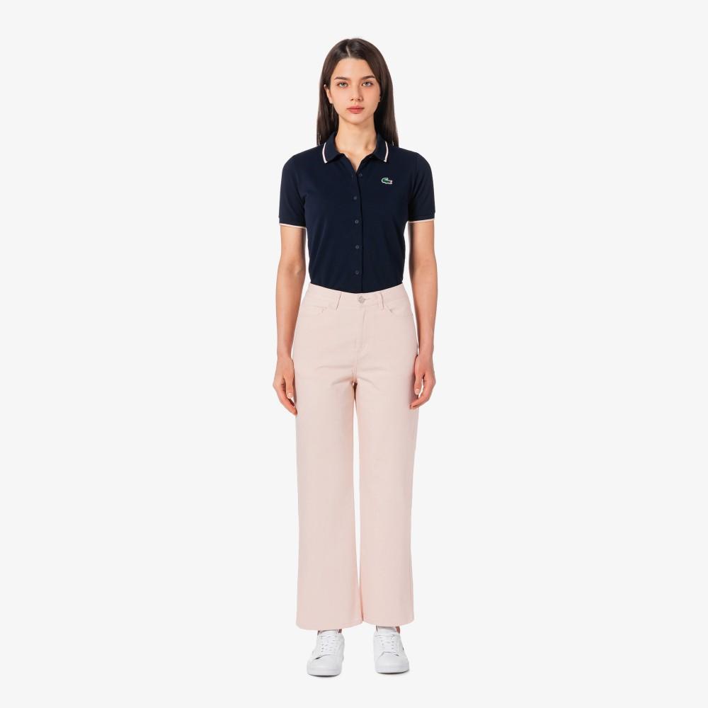 [lacoste] Women s Semi-Wide Denim Pants HF816E-56GADY 34