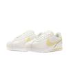 Nike Cortez Abrasion Resistant Low top Training Shoes Women's Yellow White Sneakers DN1791-114