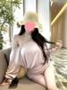 Korean-Style Lace Patchwork Long Sleeve T-Shirt - Spring 2025 Fashion: Sexy, Slimming, Modal