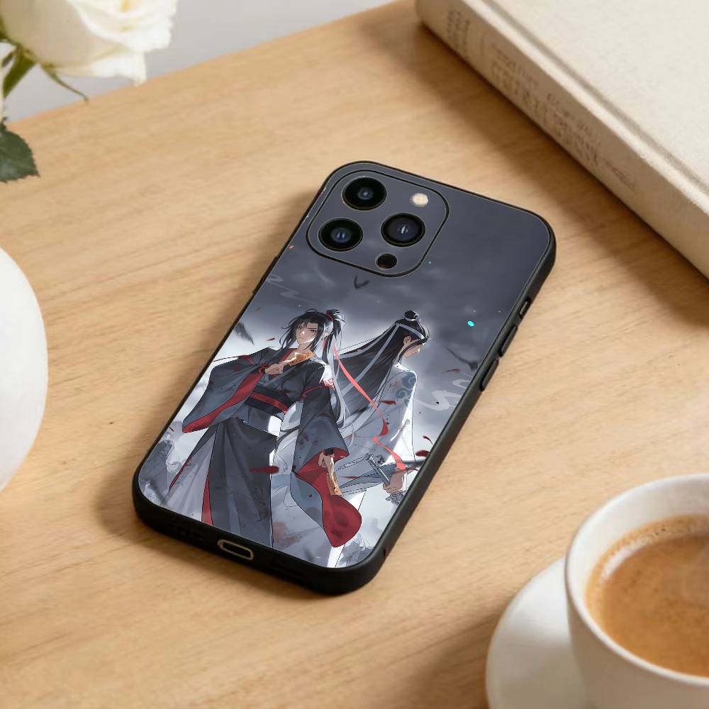 Grandmaster-Demonic Cultivation Phone Case For iPhone 17 16 15 14 13 12 Max Plus Silicone Black Cover
