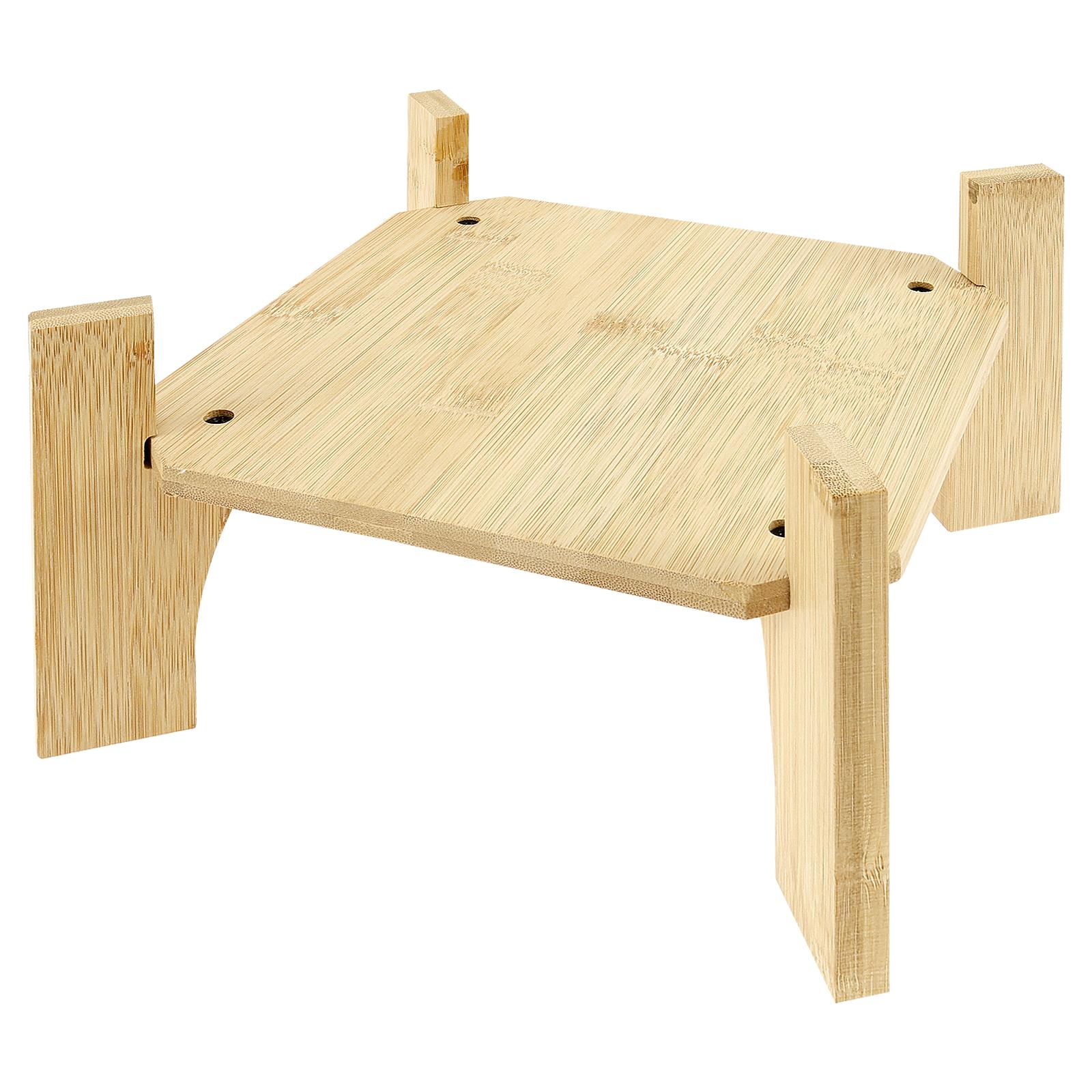 

Бамбуковая подставка-диспенсер для напитков, настольная подставка-витрина для напитков, подъемник для баров, домашний многофункциональный держатель для диспенсера с водяным фильтром