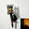 Led Lighting Medieval Torch Wall Lamp Dual Torch Torch Shape Hanging Light  Haunted House