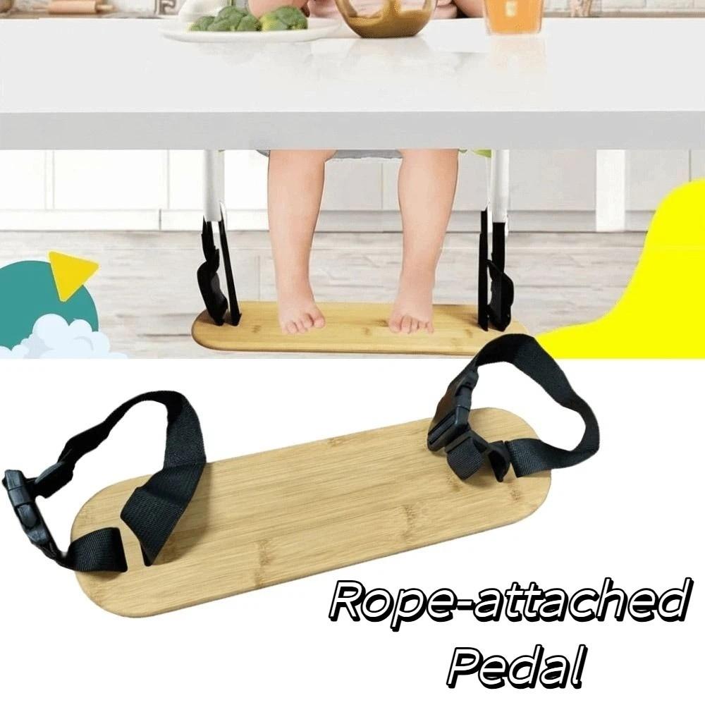 Verstellbare Höhe Fußpedal Holz Hochstuhl Fußstütze Ersatz Fußstütze Kleinkind