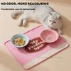 Pet Placemat Cat Dog Drinking Feeding Placemat Feeder Mats Cat Feed Mat Dog Food Bowl Mat Silicone Waterproof Pet Bowl Pad