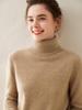 Women's Thickened Cashmere Knit Sweater: Long Sleeve, High Neck, Loose Fit Inner Layer for Autumn and Winter