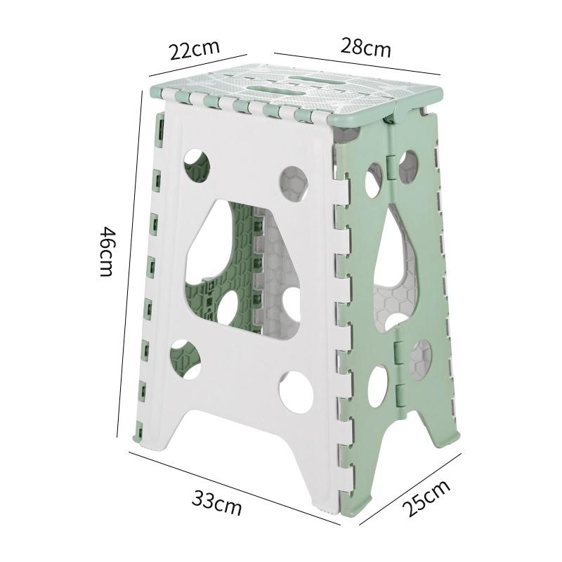 Portable Plastic Folding Stool Outdoor Folding Camping Stool Ultra Light Folding Fishing Chair for Home Bathroom Kitchen Camping