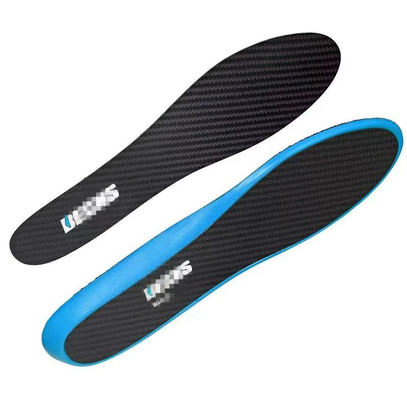 Plantillas para Zapatos de Fibra de Carbono Unisex: Diseño Grueso, Absorbente de Impactos y Elástico para Zapatillas Deportivas, de Fútbol y Baloncesto