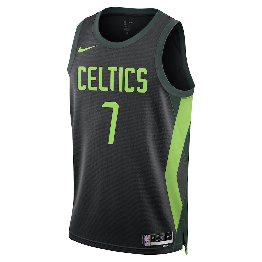 New Nike Jaylen Brown Boston Celtics 2024/25 City Edition Men's Nike Dri FIT Nba Swingman Jersey FQ4335-010