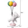 Balloon Bear Figurine Resin Statue for Cabinet TV Stand Shelf Living Room Bedroom Decor