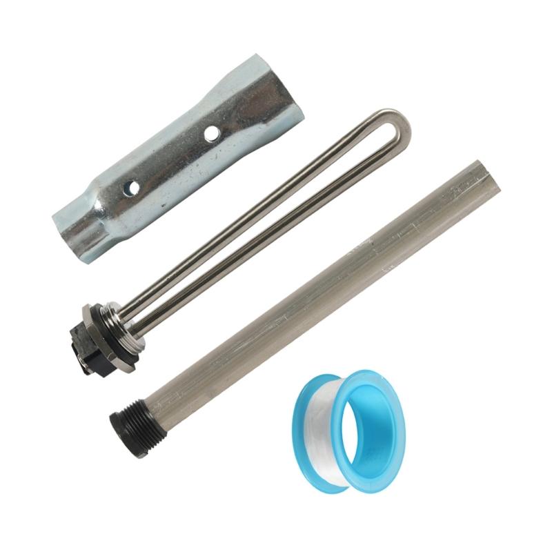 High Efficiency Water Heater Heating Element 520900 520789 for Campers Threaded Installation Anode Rod Set 1