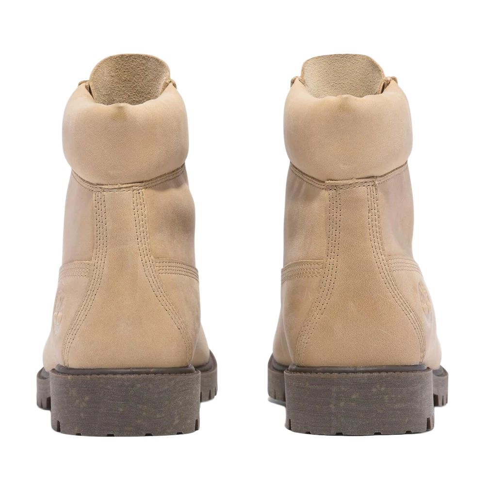 Timberland Heritage Series Leather Waterproof Shock Absorbing Versatile Comfortable Mid-Calf Outdoor Boots Men Boots Beige A41MWEN6