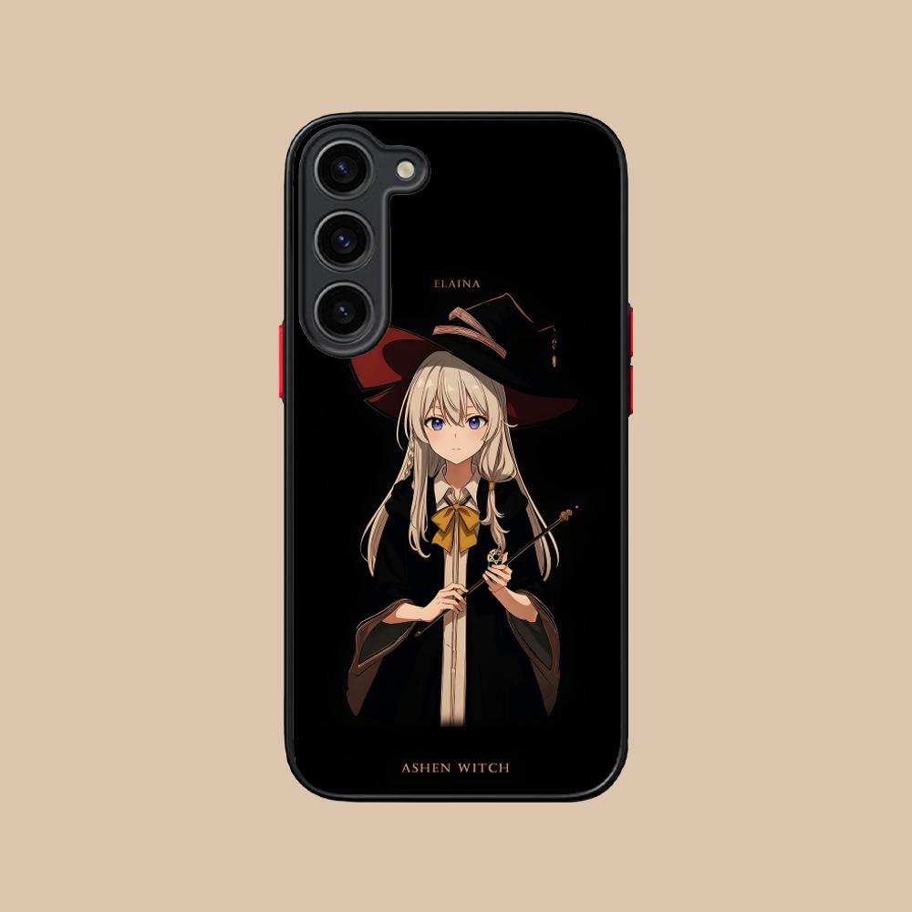 Wandering Witch Elaina Silicone Mobile Phone Case for Samsung Galaxy S26 S25 S24 S23 S22 S21 Plus FE Ultra Colorful Cover