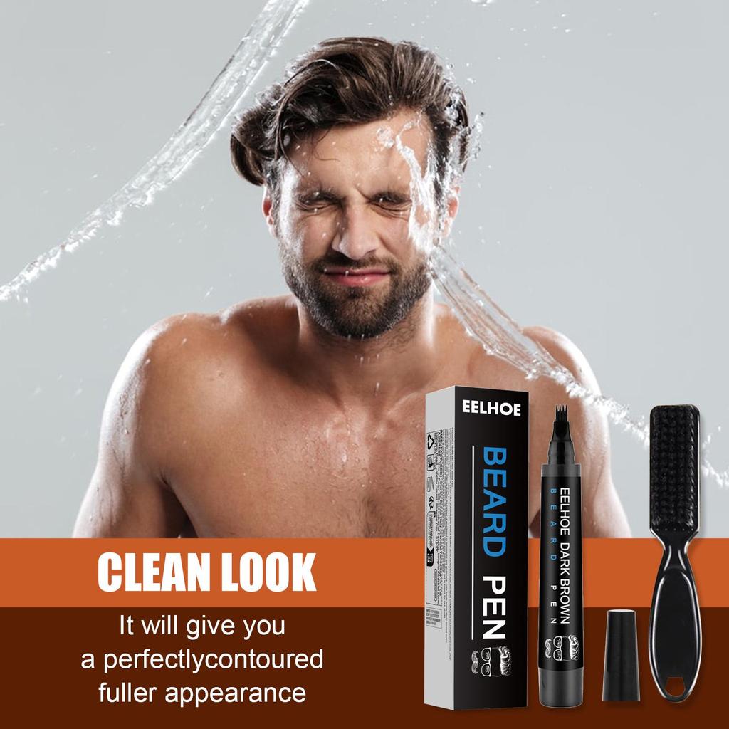 EELHOE Waterproof Beard Filling Pen Kit for Men
