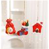Resin Christmas Tree Hanging Pendant DIY Santa Claus Snowman Xmas Tree Ornaments Small Christmas Decorations Party Supplies