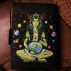 Book of Shadows Vintage Leather Journal Embossed Mother of Earth Antique