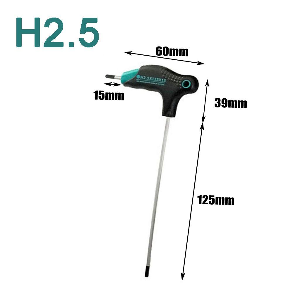 T type Hex Key Wrench Spanner with Chrome Vanadium Steel Material