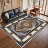 Retro Persian American Carpet Large Area Living Room Decoration Home Ethnic Style Bedroom Rug Cloakroom Lounge Soft Mat Washable