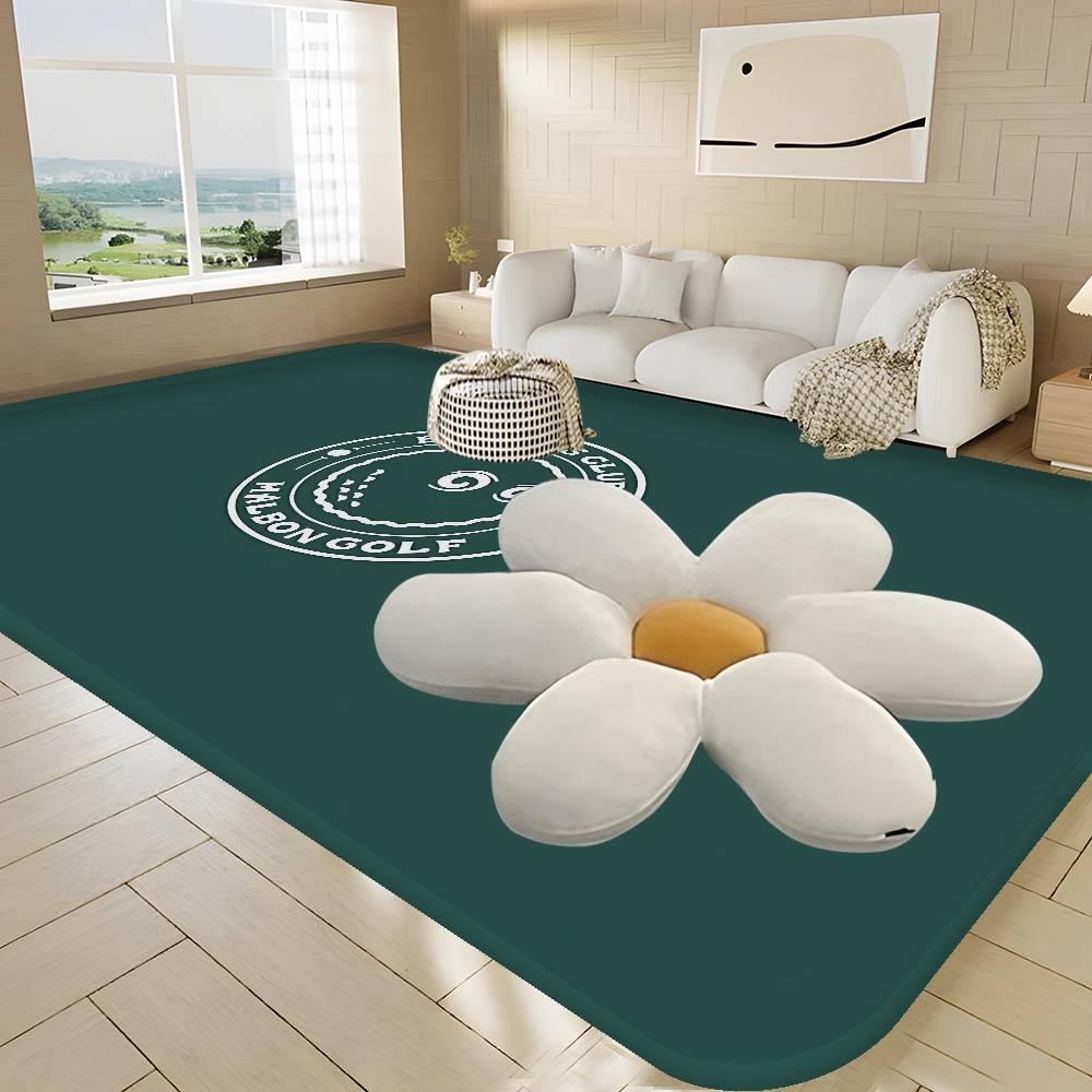Fashion M-Malbon G-Golf Floor Mat INS Style Soft Bedroom Floor House Laundry Room Mat Anti-skid Household Carpets