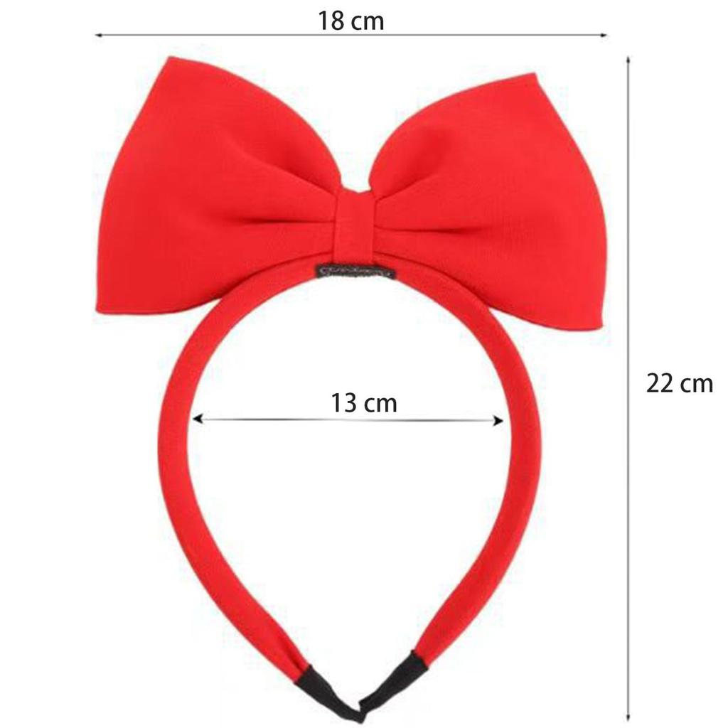 Mirhua Ribbon Hair Accessory, Cute Ribbon Tiara Hair Ornament, Princess Headband, Costume, Cosplay Prop, Red
