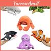 New Ocean Animal Hand Puppet For Toddlers Interactive Shark And Turtle Plush Toy Characters)