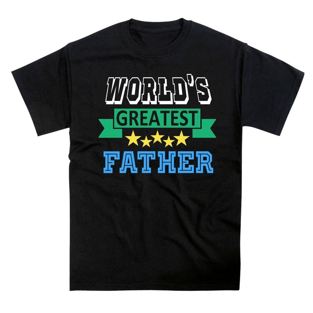 

Worlds Greatest Father T-shirt (Birthday Christmas Anniversary Gift) S