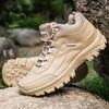 Luxury Brand Hiking Shoes Men's Vintage Style Travel Flats Non-slip High Top Outdoor Sneakers High Quality Man Trekking Footwea
