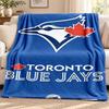 Blue Jays Academy Decke Flanelldecke Weiche Gemütliche Plüschdecke für Sofa Bett Leichte Heimdekoration Outdoor Camping