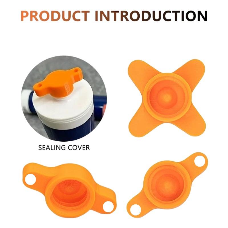 3Pcs Universal Sealant Saver Cap & Glue Nozzle Cleaner Prevents Glue from Drying,Cleans Blockages Residues for Home Improvement