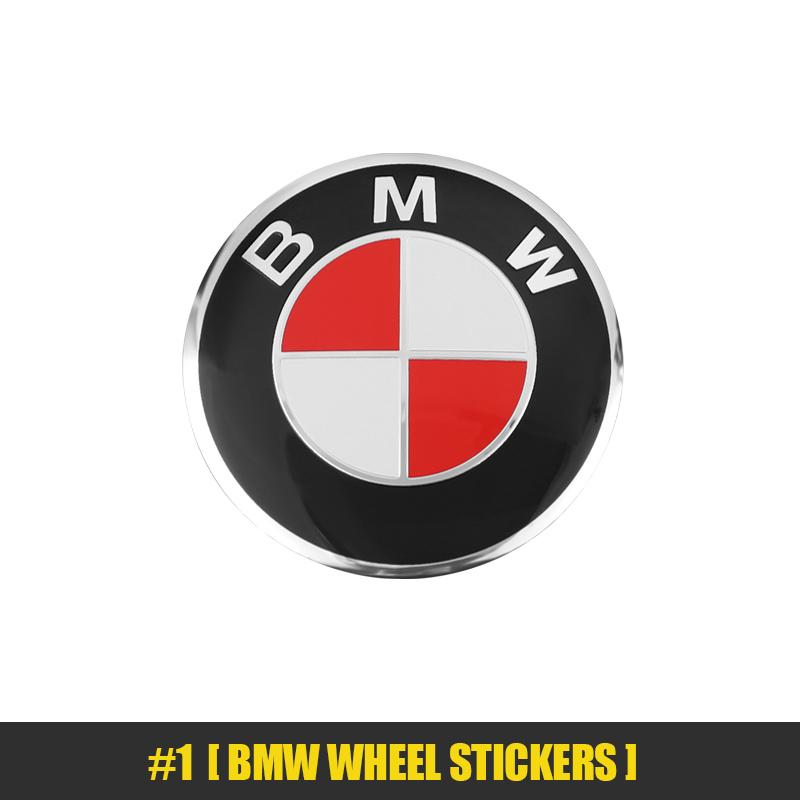 For BMW M E46 E90 E60 4Pcs 56mm Car Badge Wheel Center Hub Cap Sticker Accessories For BMW M E46 E90 E60 F30 F10 E39 E36 F20 G30 G20 E87 E92 E91 X1 X5