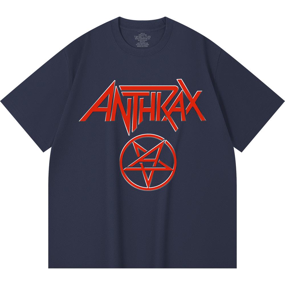 230 g/m² 100% Baumwolle Heavy Metal T-Shirt Rockband Beliebte Musik Druck Unisex Schweres Baumwoll-T-Shirt